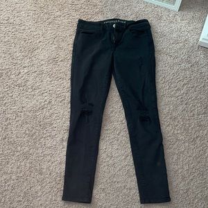 American Eagle black jegging